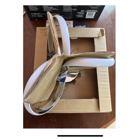 Artika Swirl Flush Mount Light Fixture, Chrome - Picture 6 of 8